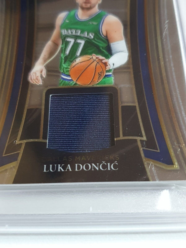 2020 Select Luka Doncic #PATCH Game Worn Jersey Swatch - PSA 9 (POP 3)