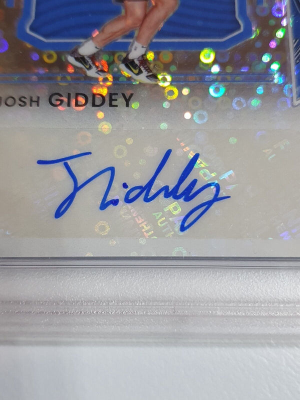 2021 Donruss Optic Josh Giddey Rookie AUTO FAST BREAK - PSA 9 (POP 3)