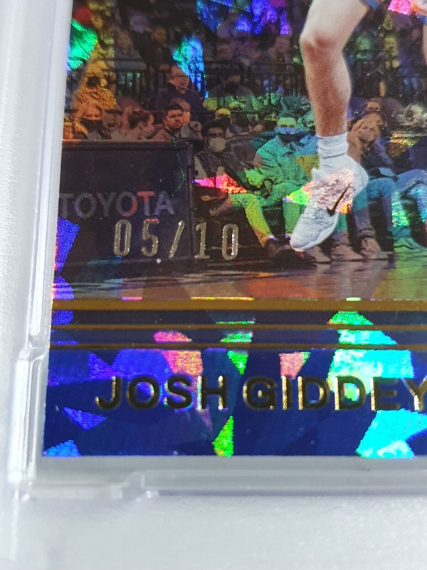 2021 Photogenic Josh Giddey Rookie GOLD /10 In Motion - PSA 9 (POP 1)
