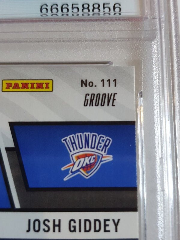 2021 Revolution Josh Giddey Rookie #111 GROOVE HOLO RC - PSA 10 (POP 24)