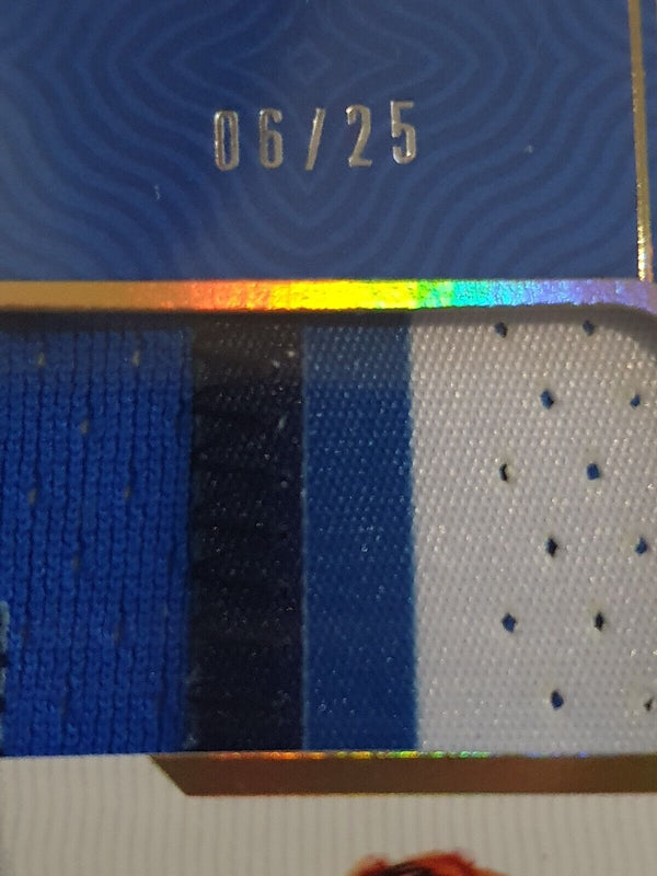2021 National Treasures Josh Giddey Rookie PRIME #PATCH /25 3 Color Jersey
