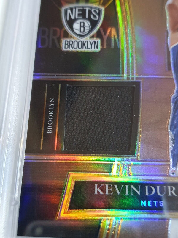 2021 Select Kevin Durant #PATCH COPPER /49 Game Worn Jersey - PSA 9 (POP 1)