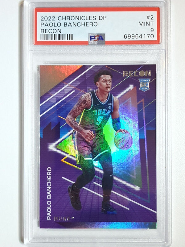 2022 Panini Chronicles DP Paolo Banchero Rookie #2 Recon - PSA 9 (POP 9)