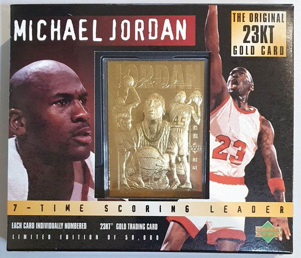 1995 Upper Deck Michael Jordan 23KT Gold Card - Factory Sealed Box