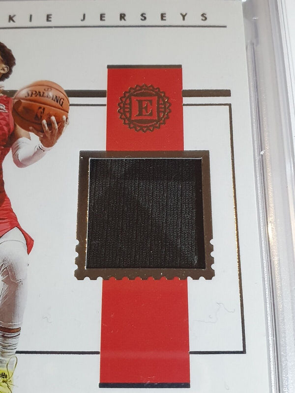 2018 Encased Trae Young Rookie #PATCH /99 Game Worn Jersey - PSA 9 (POP 3)