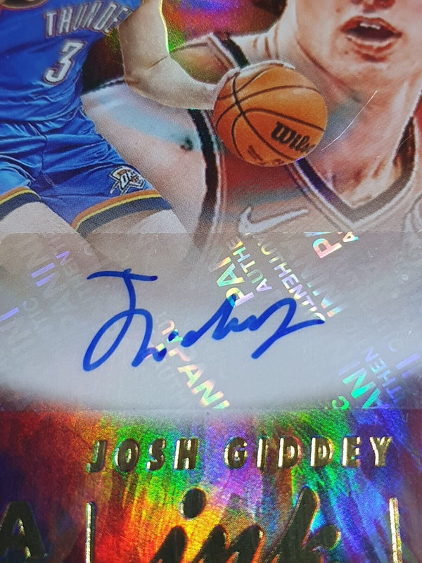 2022 Panini NBA Hoops Josh Giddey AUTO Ink Autograph - Ready to Grade