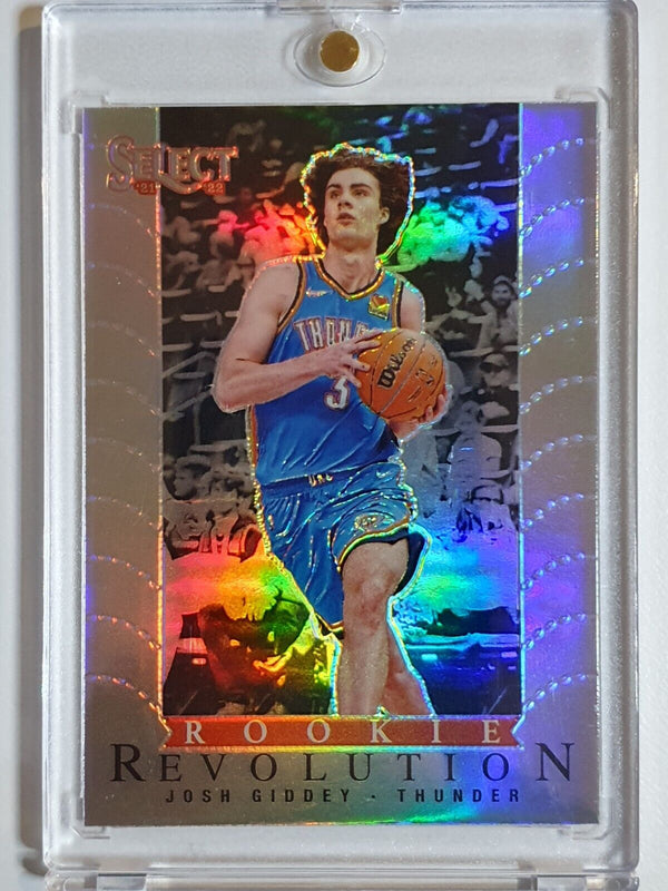2021 Panini Select Josh Giddey Rookie #29 SILVER HOLO RC - Ready to Grade