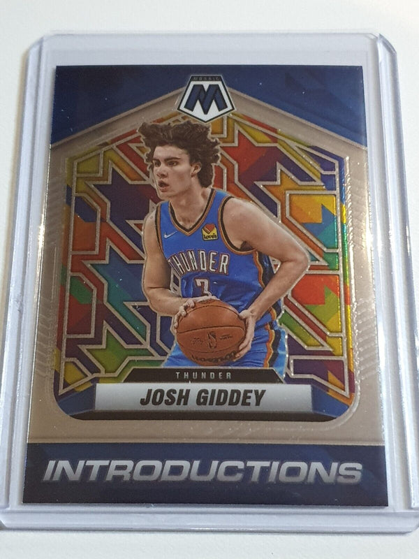 2021 Panini Mosaic Josh Giddey Rookie Lot of 2 RCs #7 #210 - Ready to Grade