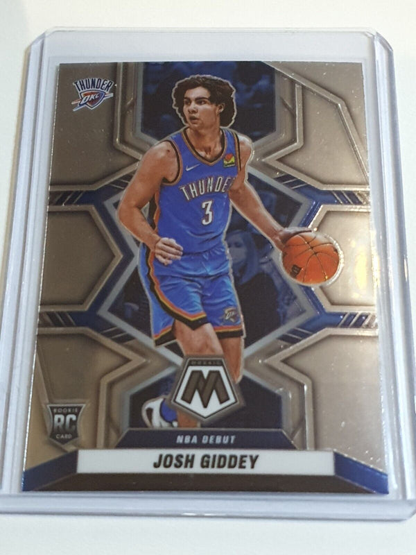 2021 Panini Mosaic Josh Giddey Rookie Lot of 2 RCs #210 #265 - Ready to Grade