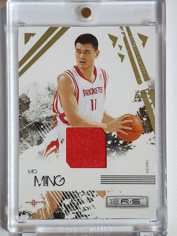 2009 Panini Rookies & Stars Yao Ming #PATCH /250 Game Worn Jersey - Rare