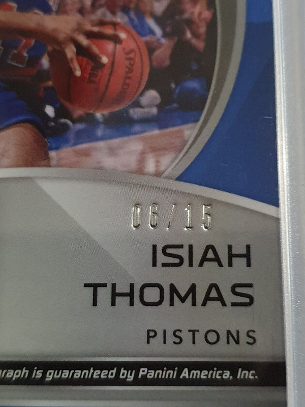 2020 Panini Spectra Isiah Thomas AUTO META /15 Prizm Autograph - Rare