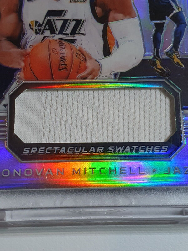 2018 Spectra Donovan Mitchell #PATCH Silver /99 Game Worn Jersey - Rare