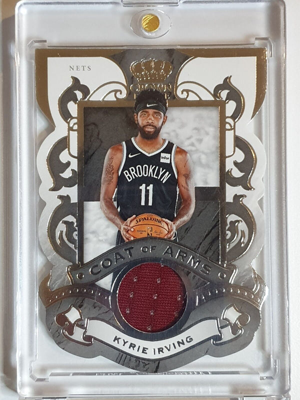 2019 Panini Crown Royale Kyrie Irving #PATCH Game Worn Jersey - Rare