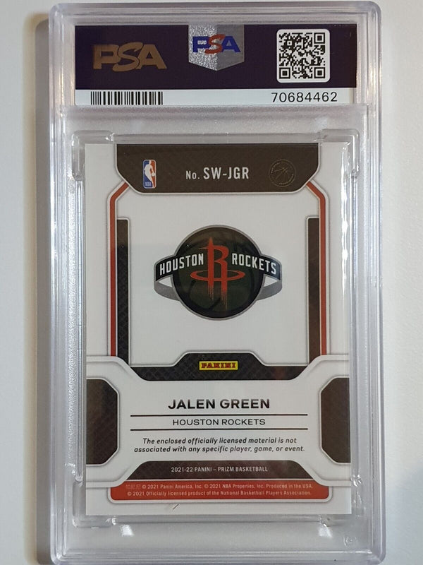 2021 Prizm Jalen Green Rookie #PATCH Sensational Swatches - PSA 9 (POP 2)