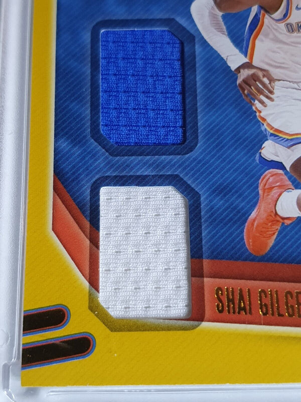 2020 Panini Absolute Shai Gilgeous-Alexander DUAL PATCH Game Worn Jersey - Rare