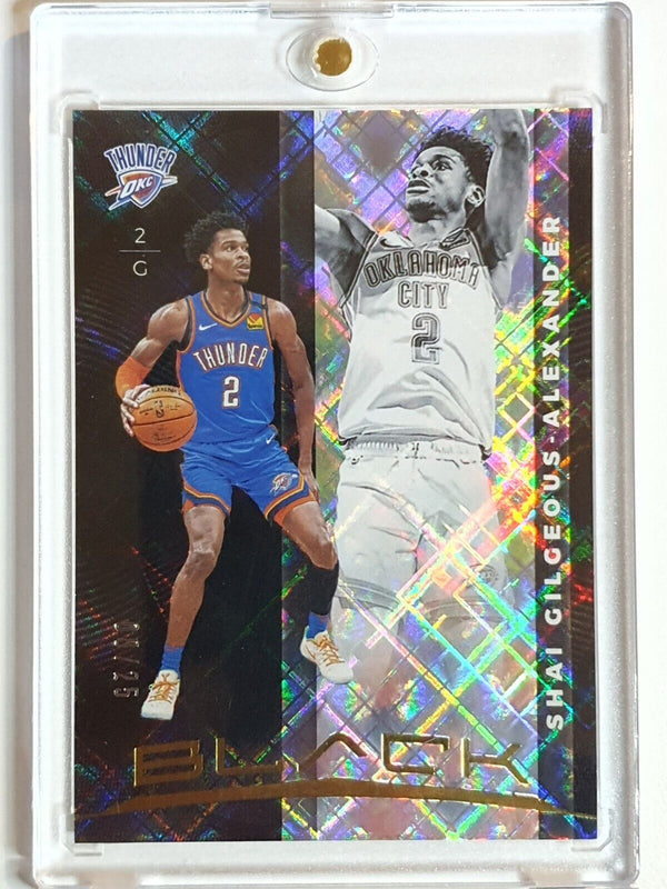 2019 Panini Black Shai Gilgeous-Alexander #44 DIAMOND AWE HOLO /25 - Rare