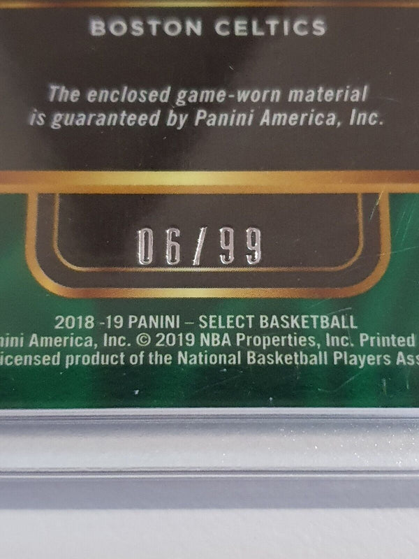 2018 Panini Select Jayson Tatum #PATCH PURPLE Prizm /99 Game Worn Jersey - Rare