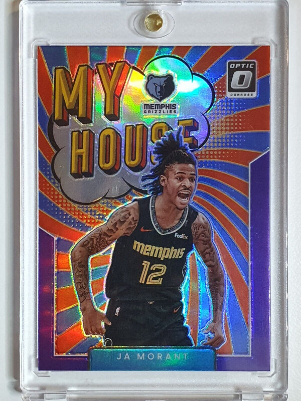 2021 Donruss Optic Ja Morant #12 PURPLE HOLO My House  - Ready for Grading