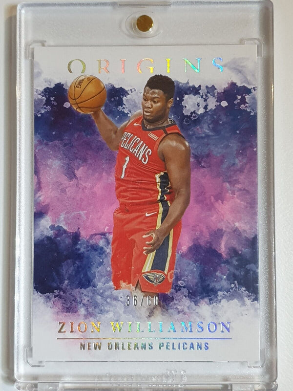 2020 Panini Origins Zion Williamson #69 PINK /60 Edition - Ready to Grade