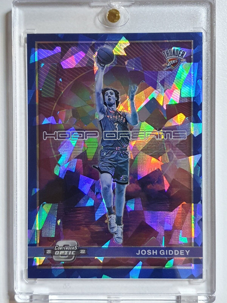 2021 Prizm Josh Giddey good RC Cracked Ice Prizm