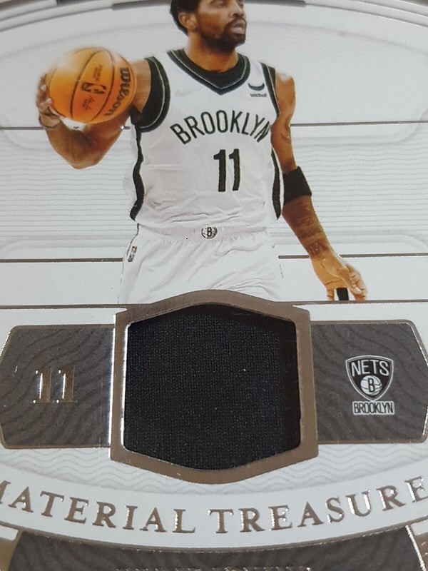 2021 Panini National Treasures Kyrie Irving #PATCH /99 Game Worn Jersey - Rare