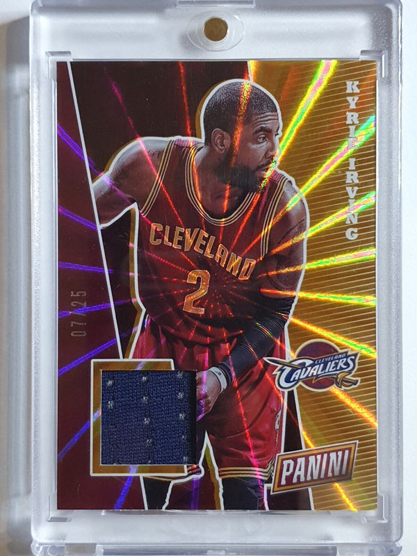 2017 Panini The National Kyrie Irving #PATCH RAINBOW SPOKES /25 HOLO - Rare