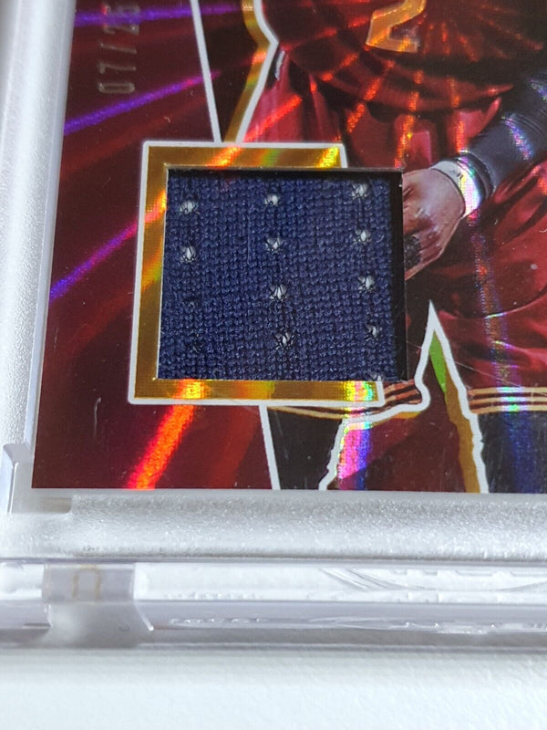 2017 Panini The National Kyrie Irving #PATCH RAINBOW SPOKES /25 HOLO - Rare