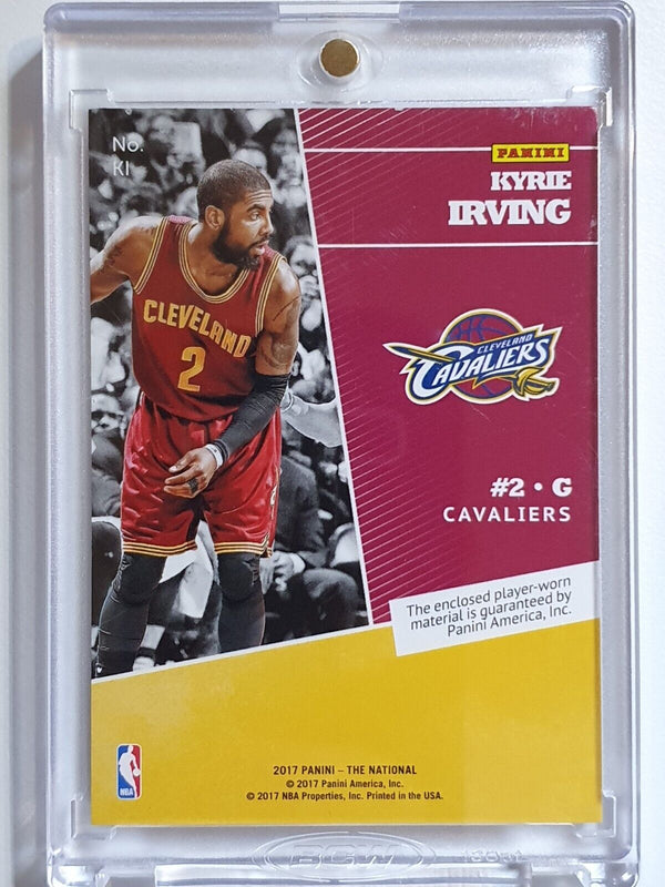 2017 Panini The National Kyrie Irving #PATCH RAINBOW SPOKES /25 HOLO - Rare
