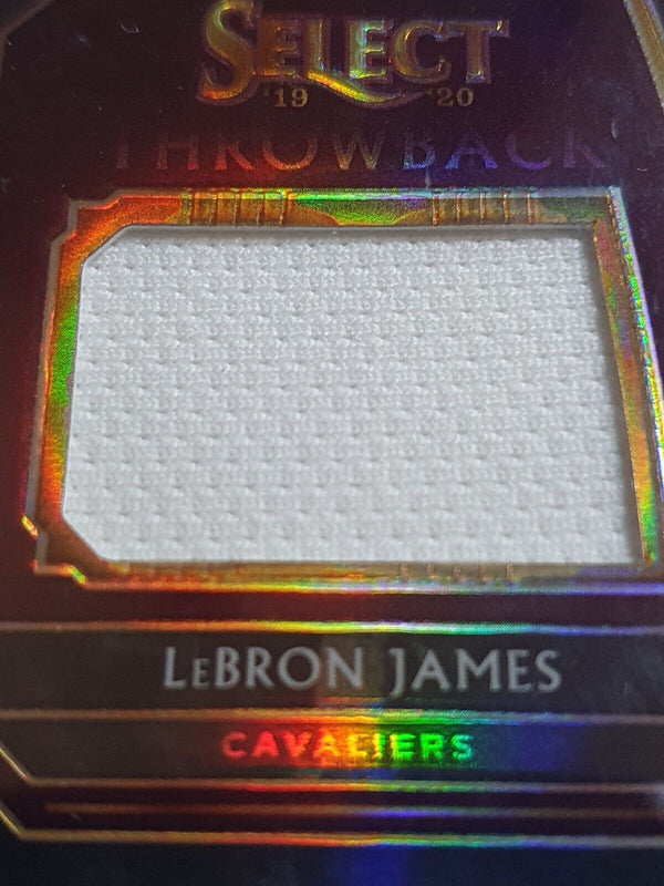 2019 Panini Select LeBron James #PATCH COPPER /49 Game Worn Jersey - Rare