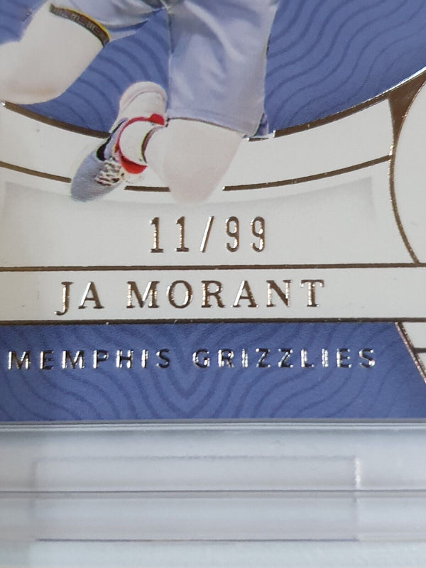 2021 Panini National Treasure Ja Morant #65 SILVER /99 Prizm - Ready for Grading
