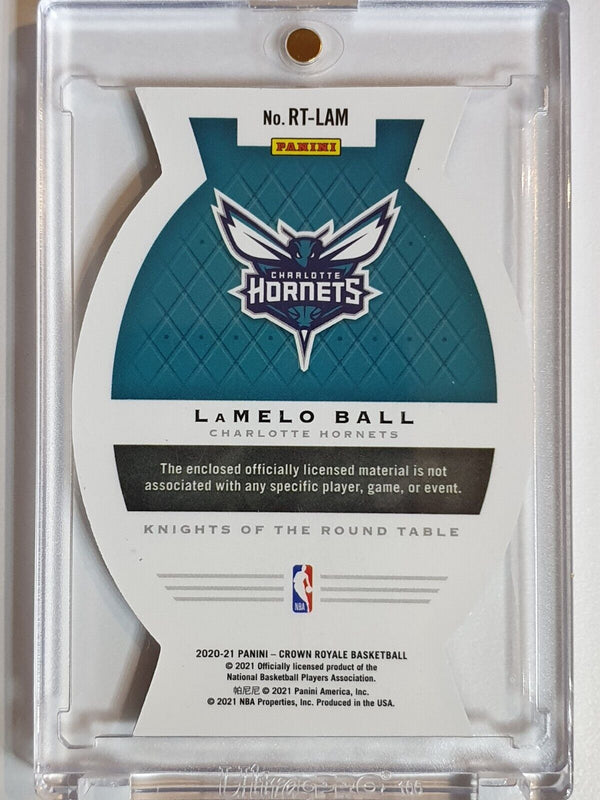 2020 Panini Crown Royale LaMelo Ball Rookie #PATCH 2 Color Jersey RC - Rare