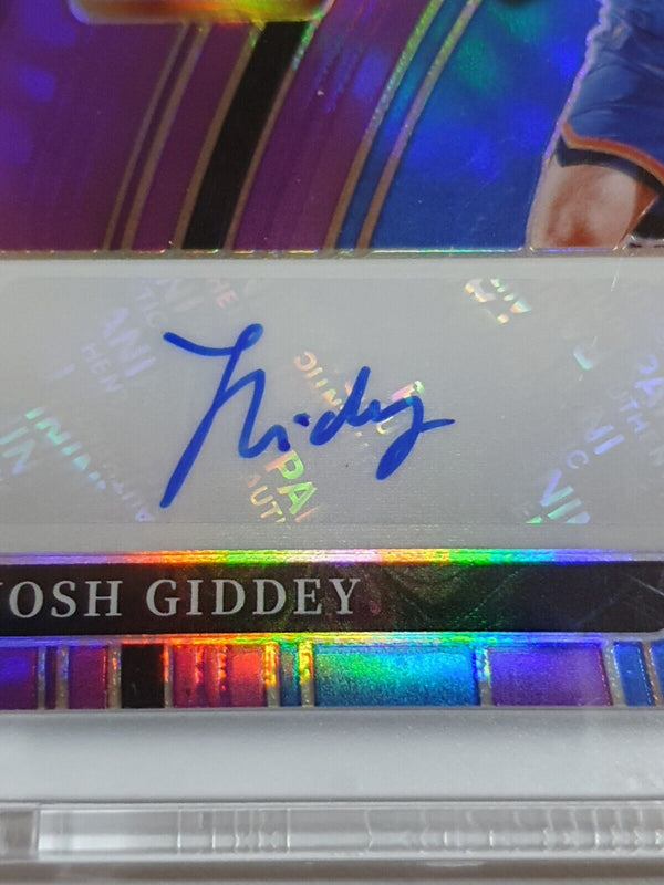 2021 Select Josh Giddey Rookie Patch Auto PURPLE /99 Prizm RPA - Rare