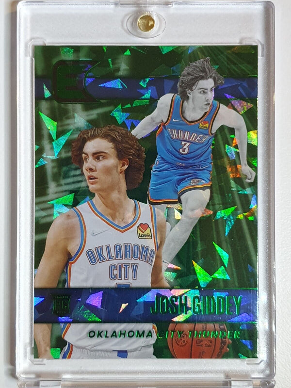2021 Chronicles Essentials Josh Giddey Rookie #331 GREEN IC Prizm RC - Rare