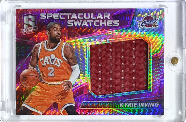 2016 Panini Spectra Kyrie Irving #PATCH /49 PINK HYPER Jumbo Jersey - Rare