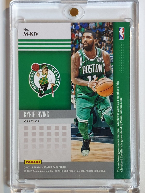 2017 Panini Status Kyrie Irving #PATCH Game Worn Jersey RC - Ready to Grade