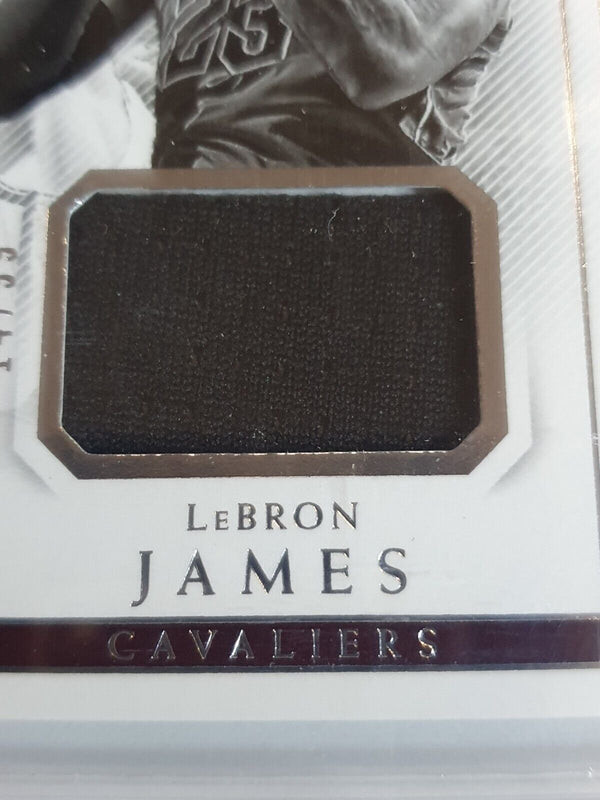 2017 National Treasures LeBron James #PATCH /99 Game Worn Jersey - BGS 9 (POP 4)