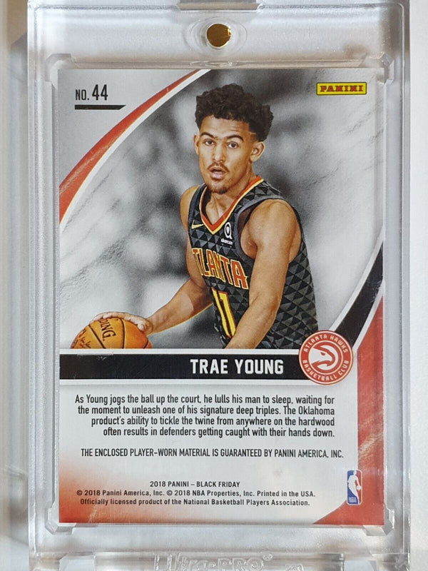 2018 Panini Trae Young Rookie LAUNDRY #PATCH ESCHER SQUARES /25 RC - Rare