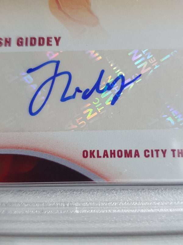 2021 NBA Hoops Josh Giddey Rookie AUTO Hot Signatures Rookie - PSA 9 (POP 12)