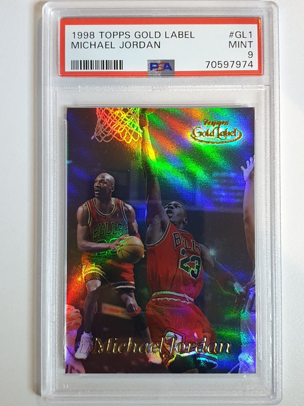 1998-99 Topps Gold Label Michael Jordan #GL1 HOLO FOIL - PSA 9 (LOW POP)