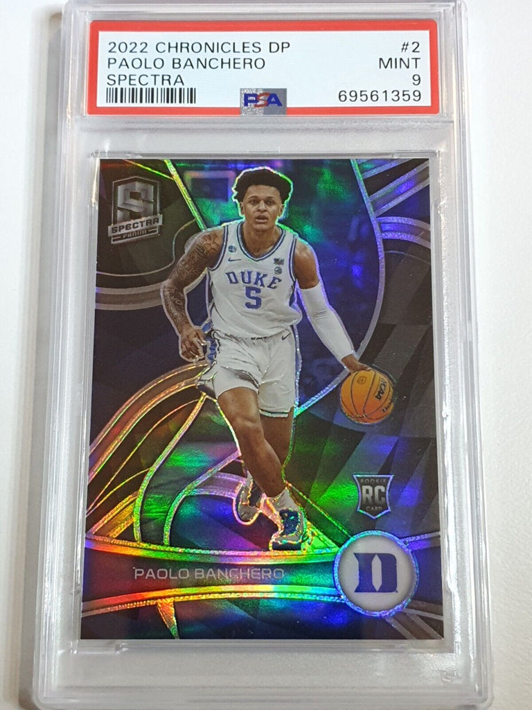 Paolo Banchero 2022 Panini Chronicles 2024 Draft Picks Basketball Spectra #2 Rookie