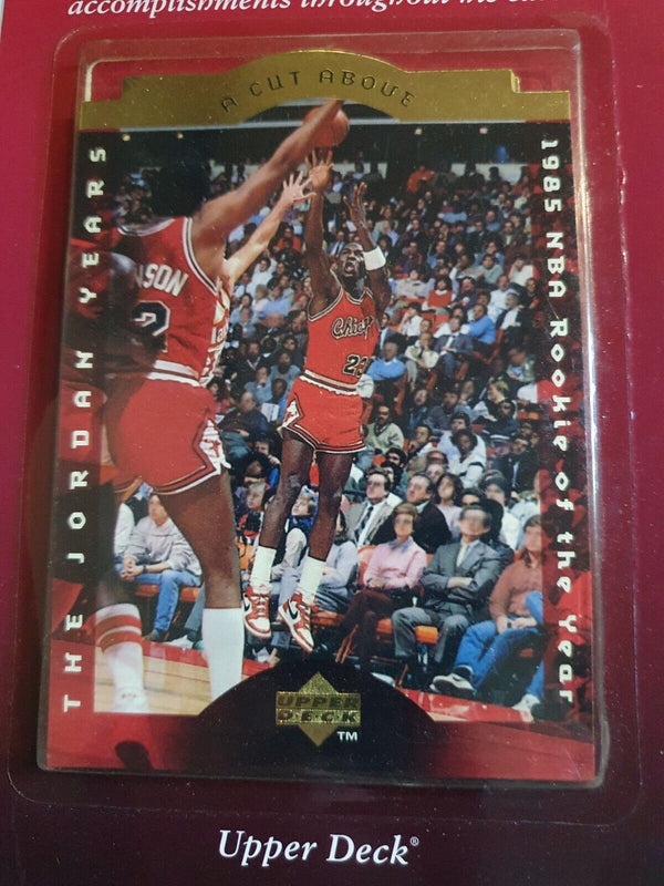 1996 Upper Deck Michael Jordan A Cut Above (10 Die-Cut Cards) - Factory Sealed