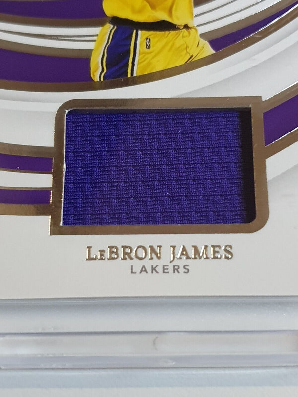 2021 Panini Immaculate LeBron James #PATCH /99 Game Worn Jersey - Rare