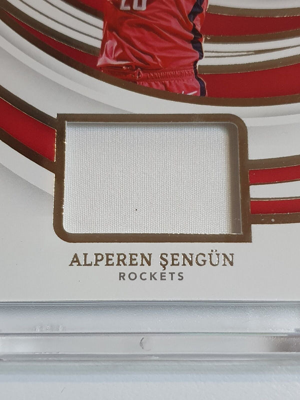 2021 Panini Immaculate Alperen Sengun RC #PATCH /99 Remarkable Rookie Jerseys