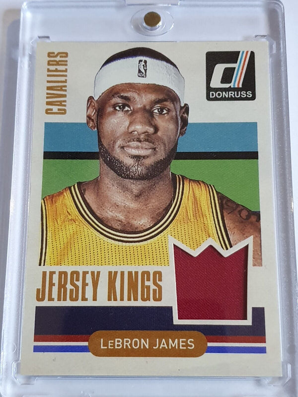 2014 Panini Donruss LeBron James #PATCH Game Worn Jersey - Rare