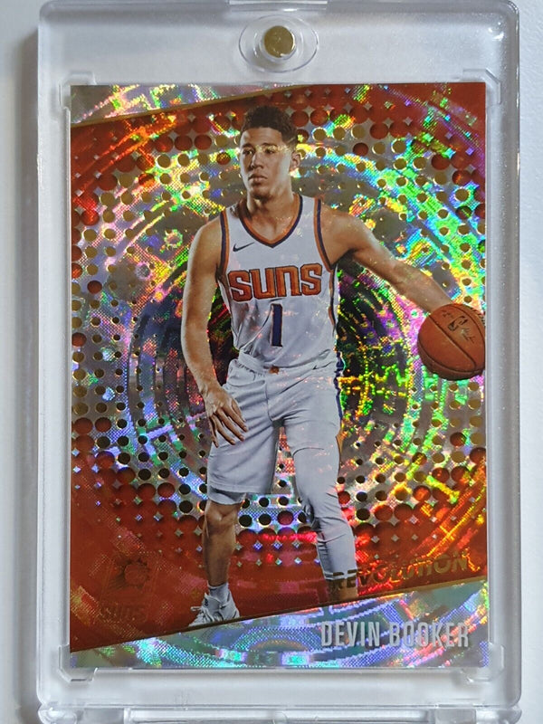 2017 Panini Revolution Devin Booker #12 FRACTAL Prizm - Ready to Grade