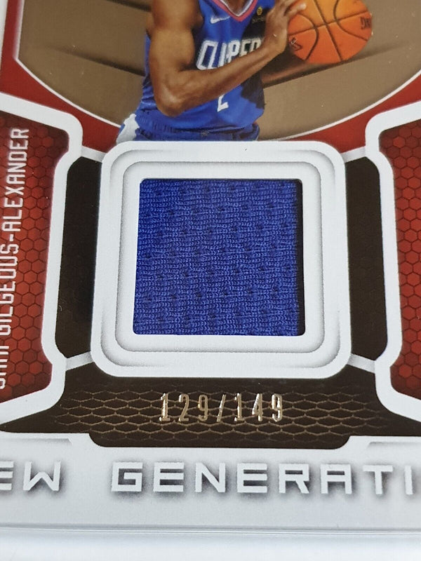 2018 Certified Shai Gilgeous-Alexander Rookie #PATCH /149 Worn Jersey - Rare