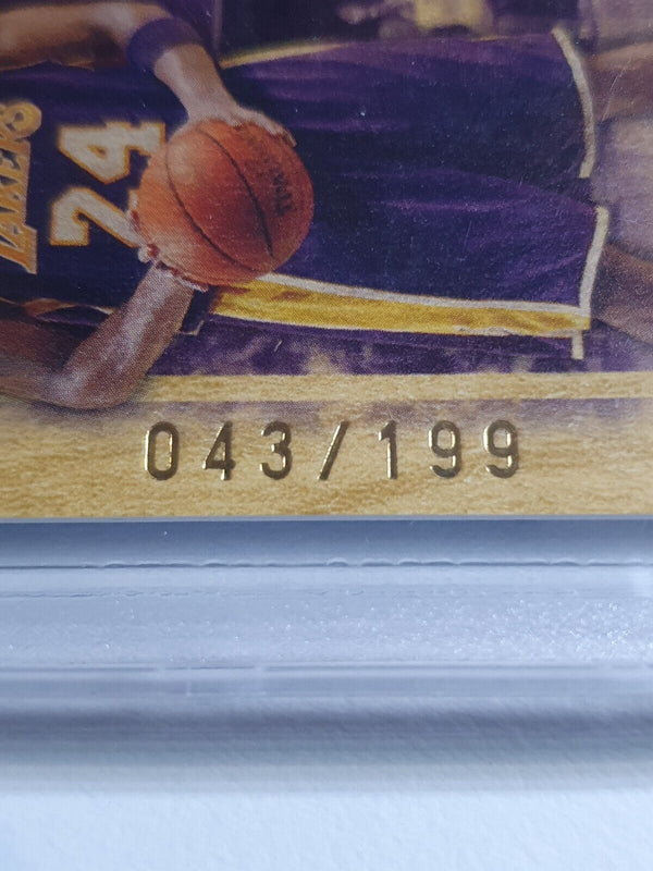 2007 Topps Kobe Bryant #PATCH ORANGE /199  Jersey - BGS 9 (POP 1)