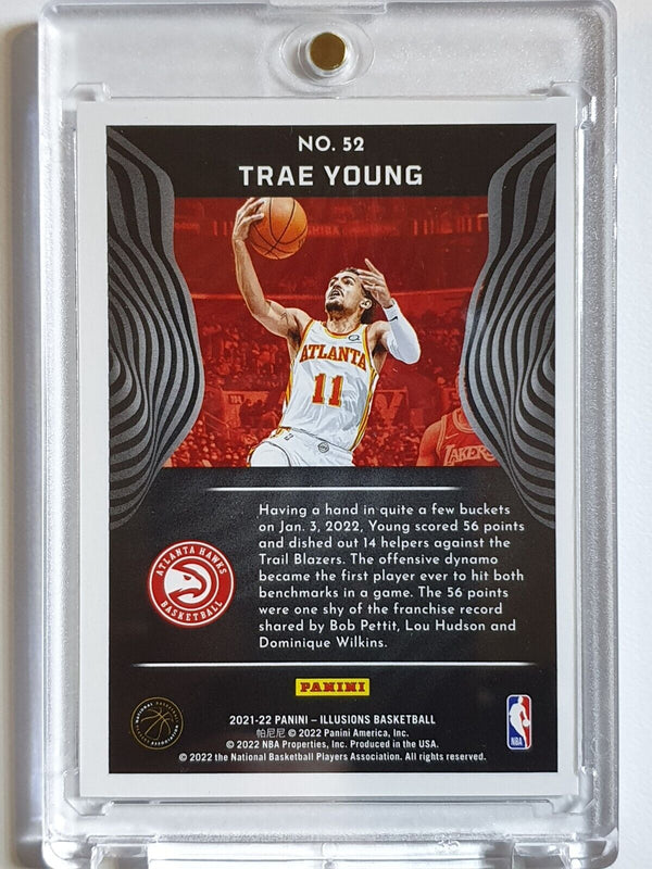 2021 Panini Illusions Trae Young #52 Trophy Collection GOLD /10 - Ready to Grade