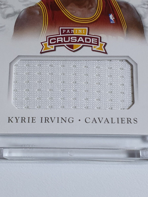 2012 Panini Crusade Kyrie Irving #PATCH Game Worn Jersey - Rare