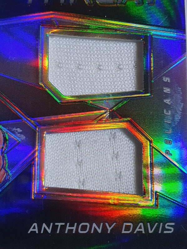 2016 Spectra Anthony Davis #PATCH SILVER /149 TRIPLE Game Worn Jerseys - Rare